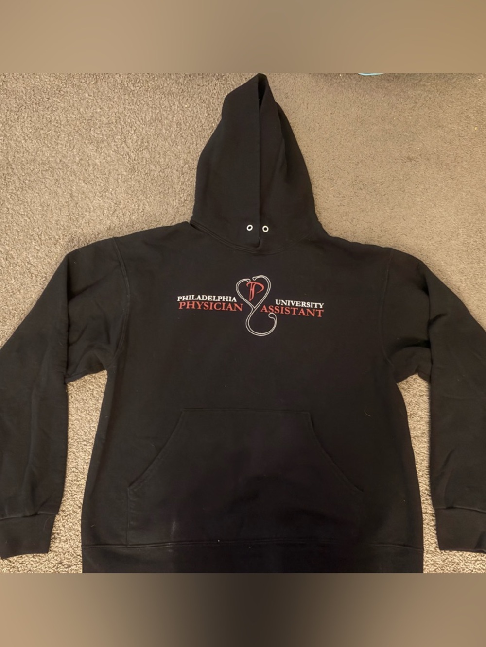 🩺 Philadelphia University Physician Assistant Hoodie – Size Medium | Black